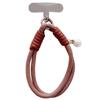 Phone Short Lanyard 30cm Wrist Strap Nylon Pearl Hand Strap with Tether Tab