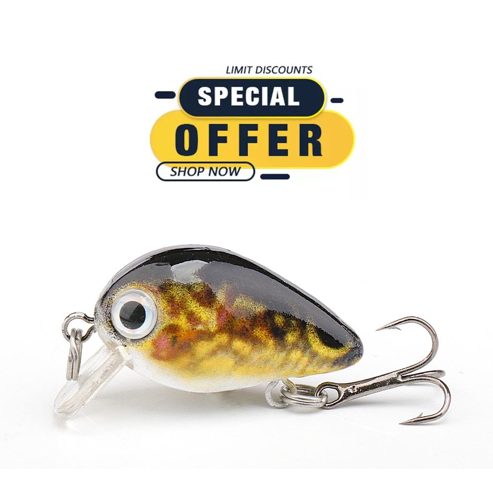 Limited Special Offer 3cm 1.5g Floating Wobblers for Bass Crankbaits Fishing Lure