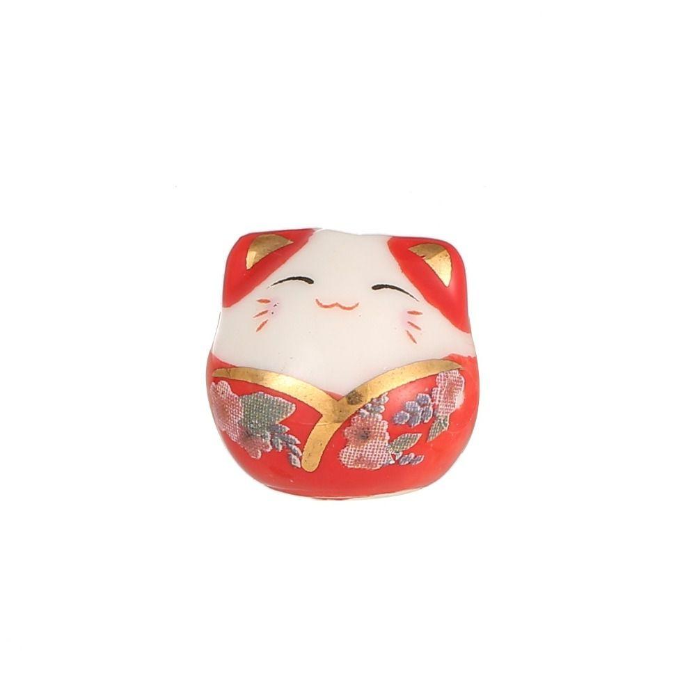 Kitty Maneki-neko Beads Cat DIY Jewelry Accessory Fashion Plutus Cat Beads  DIY Jewelry