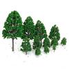 22 piece Train Landscape 6.3 Cm Green Architecture Trees