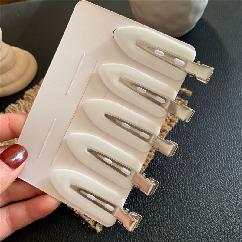5/10pcs Set No Crease Basic Hair Clips for Women And Girls Hair Accessories No Bend Barrettes for Hair Styling