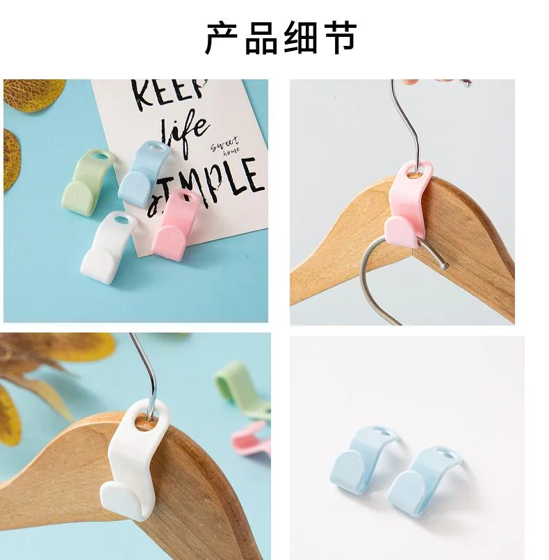 Closet Storage Home Gadgets 5-10 Pieces Hat Hook Home and Kitchen Organization Extension Clip Hooks Connector Hanging Organizers