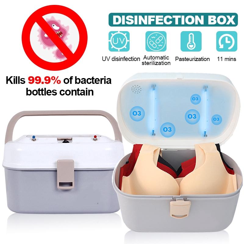 New USB Capacity Household Clothes Sterilizers UV Sterilizer Large Baby Bottle Clothing Disinfection Cabinet Sterilization Box