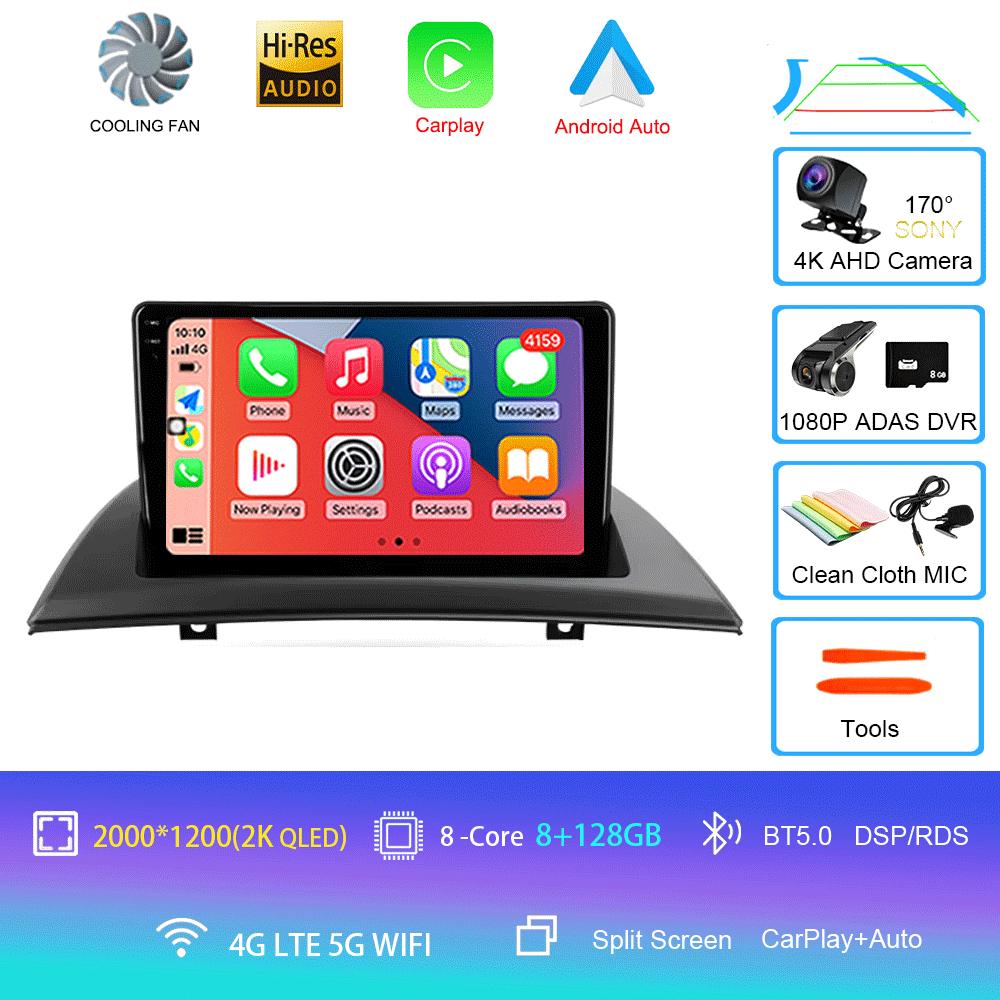 For BMW X3 E83 2004 2005 2006 2007 2008 - 2012 Car Radio Android 14 Navigation GPS Multimedia Player Stereo wifi+4G Carplay BT