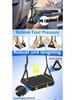 Portable Travel Foot Hammock for Airplane, Office, and High-Speed Rail