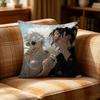 Satoru Gojo And Suguru Geto Pillow Case Pattern Printed Pillowcase For Living Room Sofa Cushion Cover