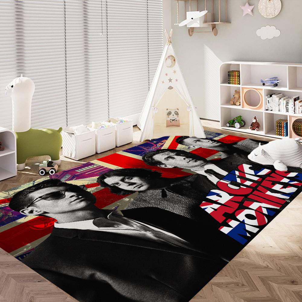 Indie Rock Band A-Arctic M-Monkeys Floor Mat Rectangle Anti-slip Home Soft Badmat Front Door Indoor Outdoor Mat Hotel Decor Mat
