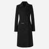 Unisex Double-Breasted Wool Blend Professional Overcoat