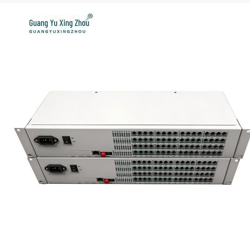 64-Channel PCM Voice & 100M Ethernet Fiber Optic Terminal