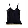 Autumn/Winter Velvet-Lined Thick Ribbed Vest: Warm, Slim-Fit Layered Muscle Tank