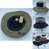 Summer Nylon Fisher Hat With Wide Brim And Sun Protection For Outdoor Activities