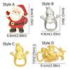 Cartoon Christmas Bottle Opener Santa Claus Snowman Can Opener Refrigerator Magnet  Christmas Day