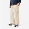 Li Ning Sports Lifestyle Series American Retro Fashion Versatile Solid Color Early Spring Mid Waist Straight Leg Cargo Pants Men Bottoms AKXV133-1