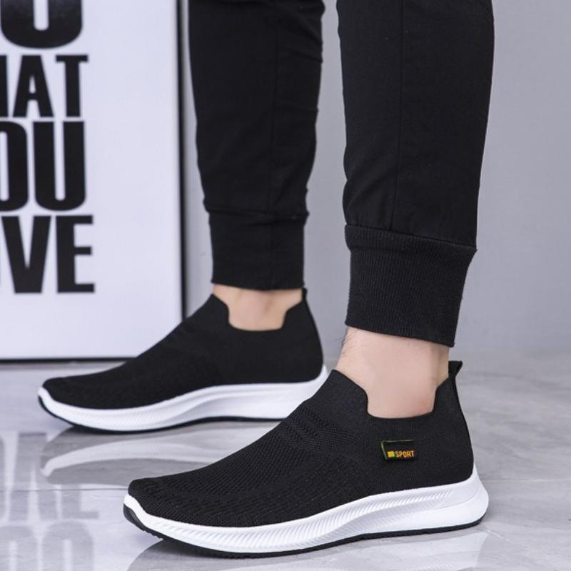 Outdoor Men's Sneakers Fashion Casual Shoes Autumn  Mesh Mens Shoes Slip on Running Shoes Lightweight Breathable Flats Tenis