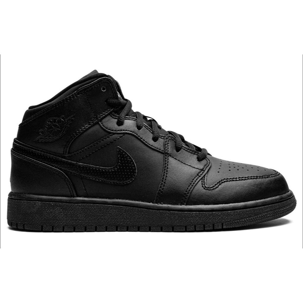 Jordan 1 Retro Mid GS Black 554725-044