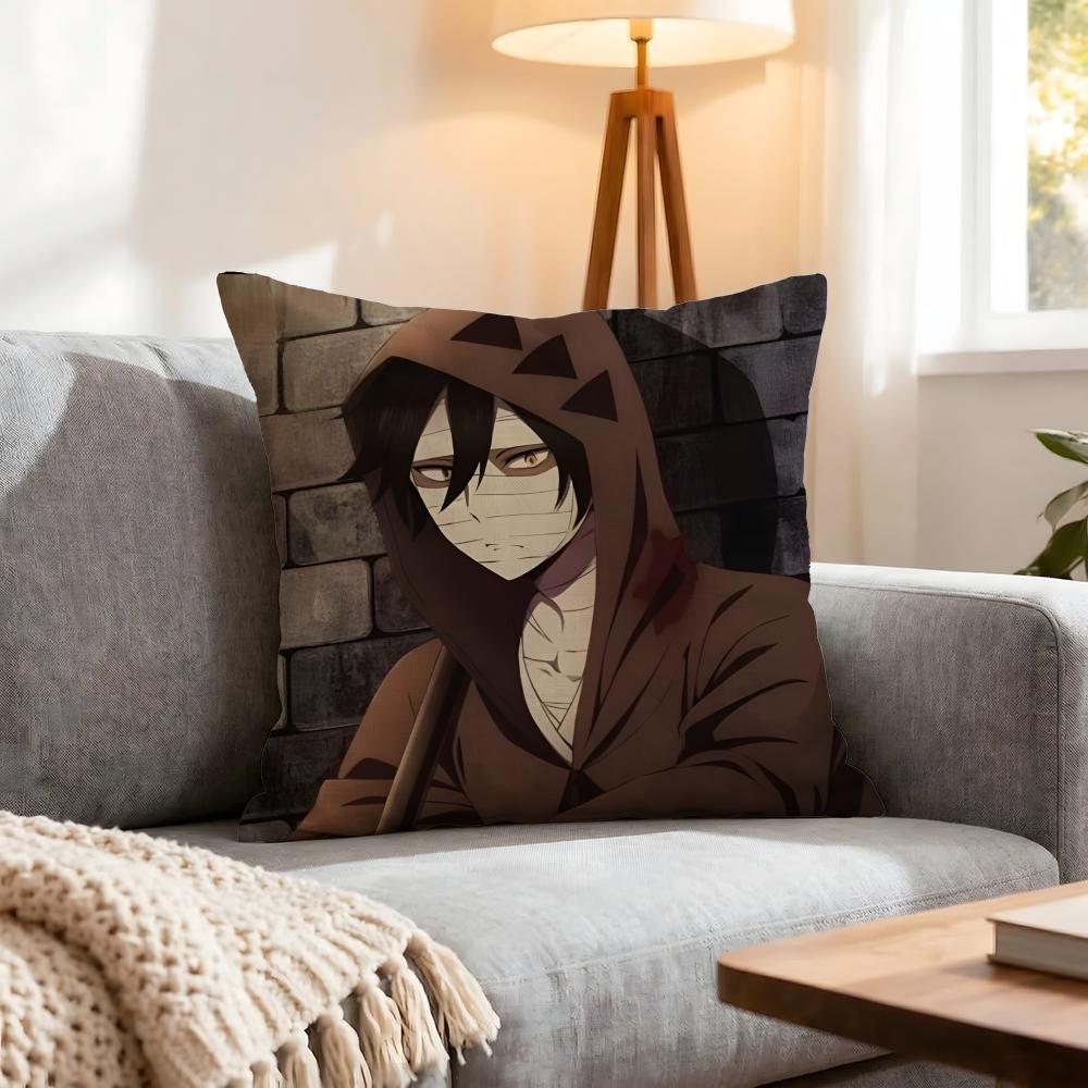 Anime Angels of Death Cushion Cover Pcs Decorative Covers Soft Cushion Case for Sofa Couch Decor x x Pillowcases