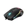 CW905 RGB Gaming-Maus Kabelgebunden mit RGB-Hintergrundbeleuchtung, 6 einstellbare DPI bis zu 6400, Ergonomische Gamer-Laptop-PC-Maus mit 7 programmierbaren Tasten
