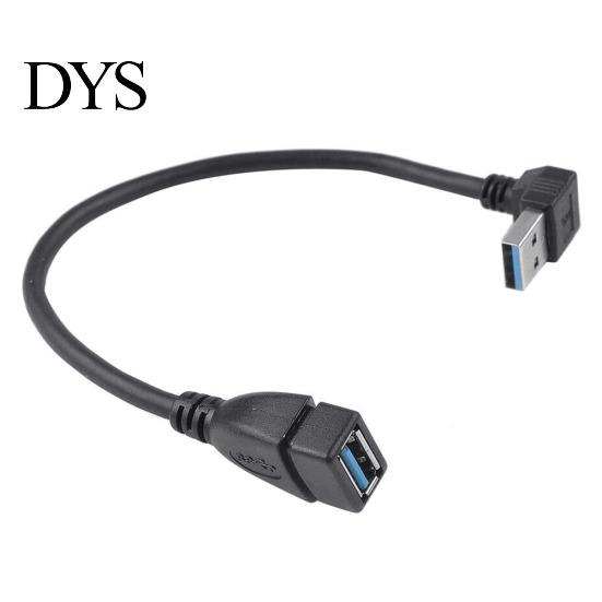 Câble Adaptateur d'Extension USB 3.0 Type A Mâle à Femelle Coudé à 90 Degrés