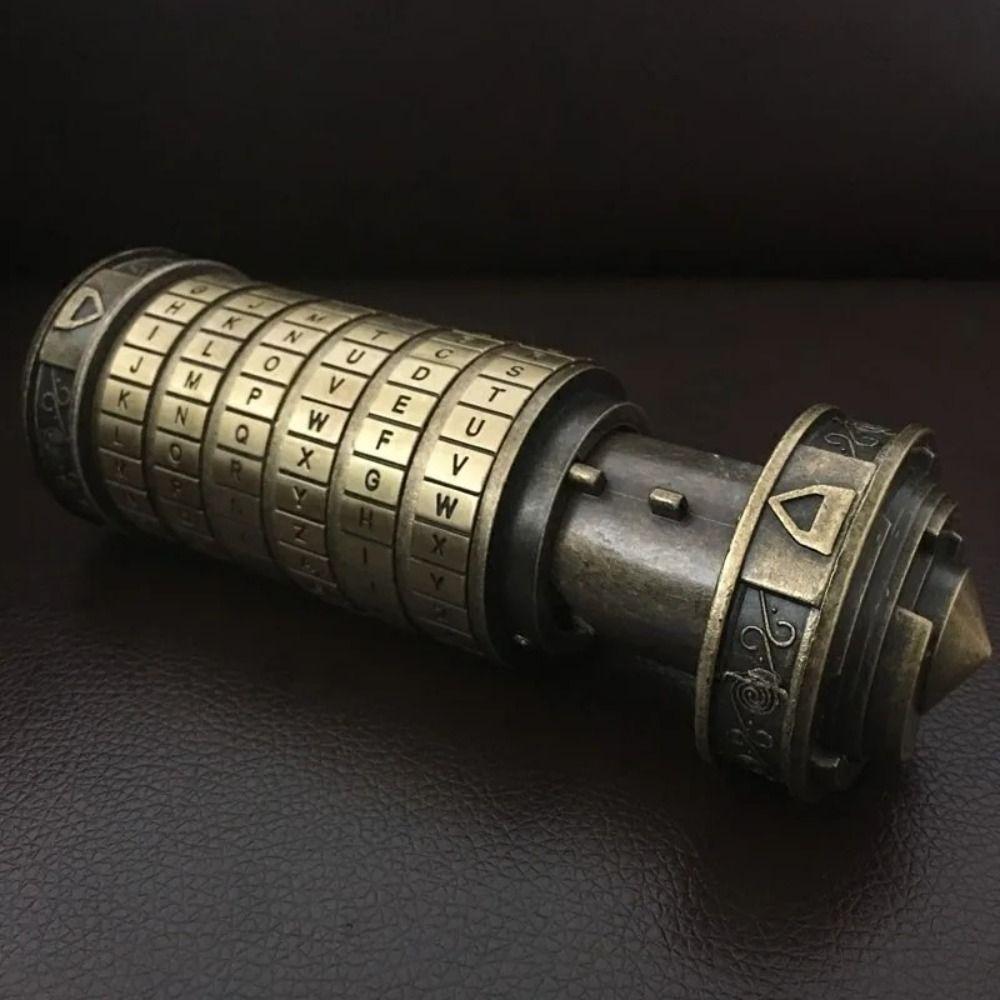Smooth Surface Cipher Puzzle Lock Tube Premium Safe Material Puzzle Lock Tube Valentine Gift