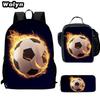 Football School Bag High Definition Waterproof Printing Multi-Functional Load Reduction Ridge Backpack