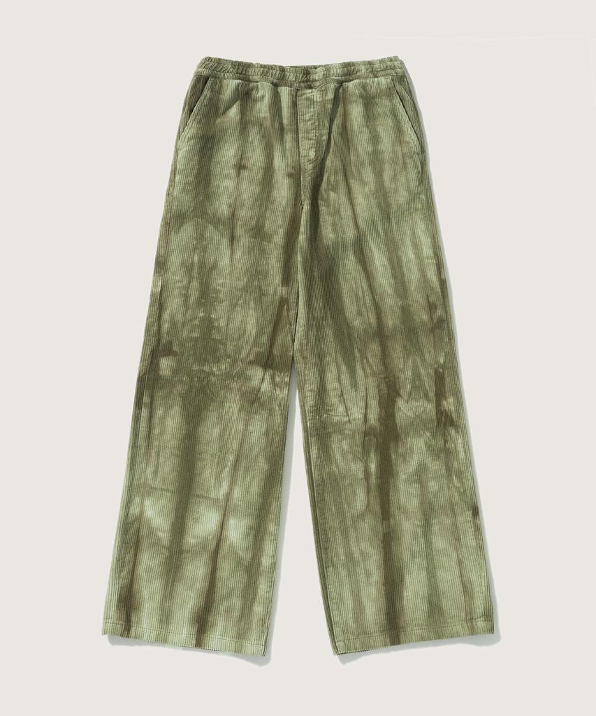 PLAC Corduroy Elastic Wide Pants M91 Rinse Khaki