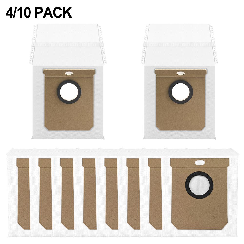 For Conga Z100 20000Pa Vacuum Cleaner 4/10pcs Vacuum Cleaner Replacement Bags 3.5L Large Capacity Automatic Emptying