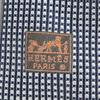 Pristine HERMES Tie Regular Tie Bron Marine Silk Mens 758738T Used