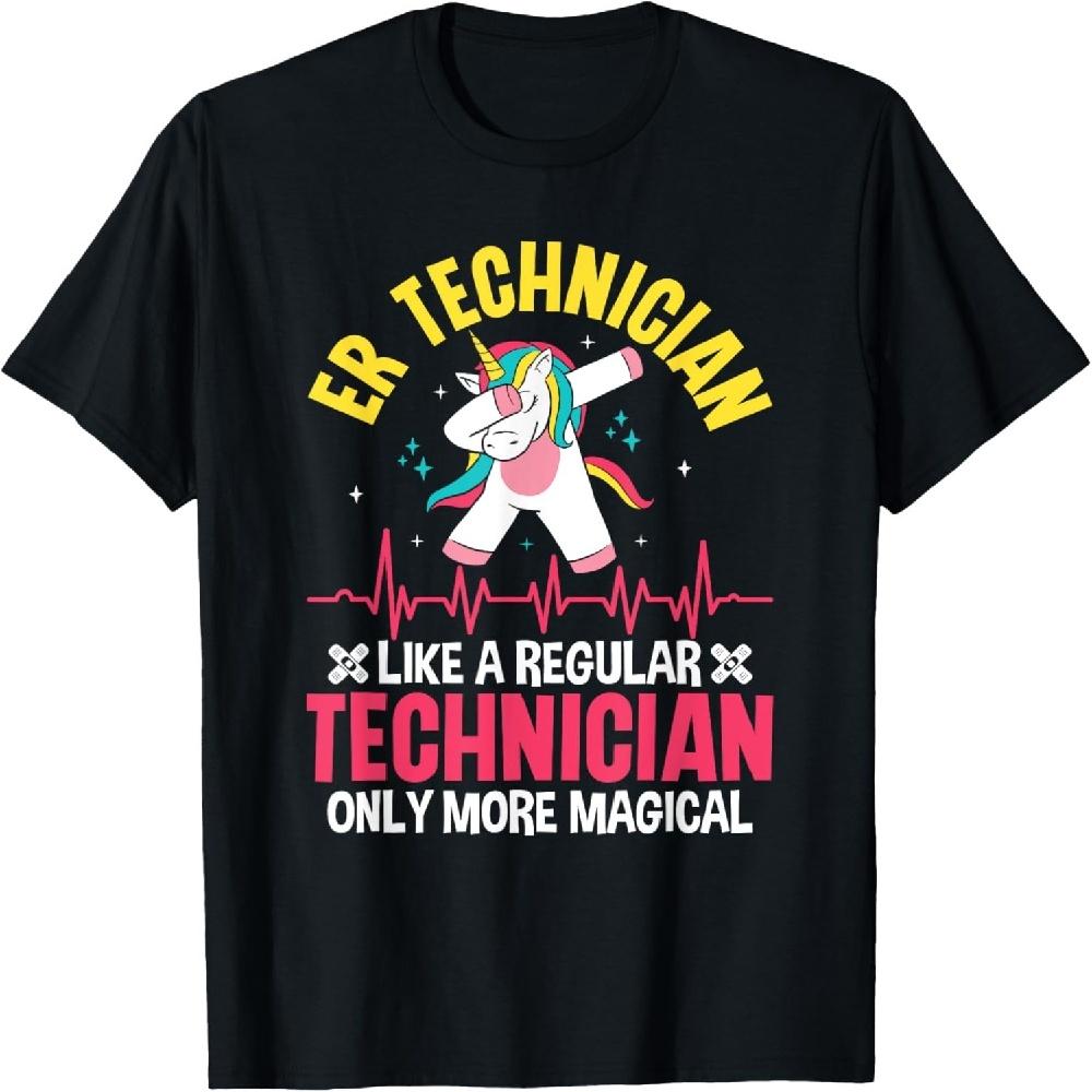 

ER Technician Magical Emergency Room Tech ER Tech T-Shirt XXXXXL чорний