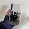Przezroczyste etui do Samsung Galaxy S22 S20 FE S21 S10 S9 Plus Note 20 Ultra 10 Lite Phone Shell Animal Dachshund Doberman Dog