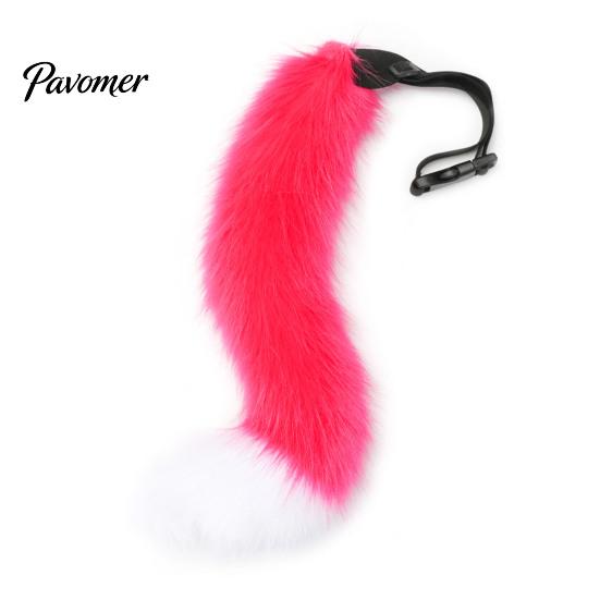 Soft Plush Fox Mask Cosplay Mask, Fluffy Tail, Costumes Props, Fuzzy Two Dimensional Photography Gear for Costume Party Anime Convention And Role Play