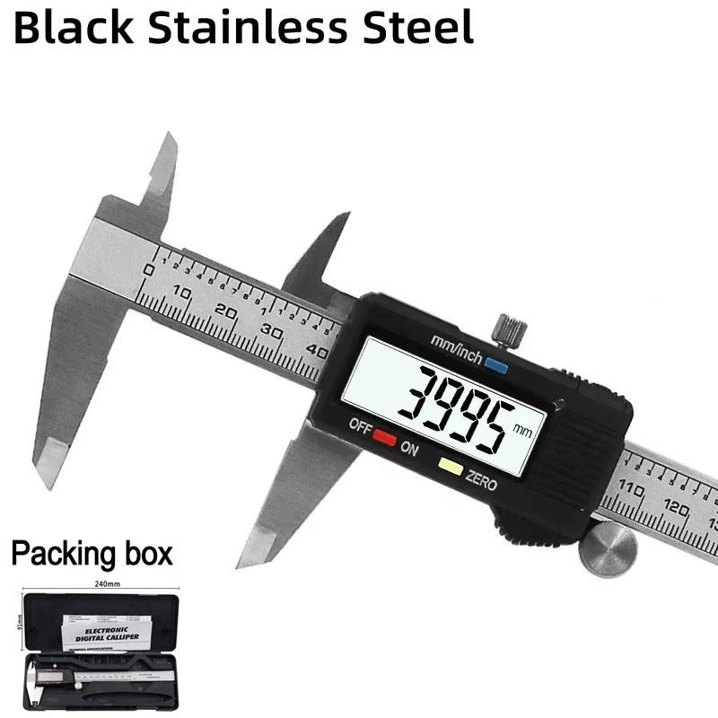 

Digital Stainless Steel Caliper 0-150mm Measure Tool with Plastic Box High Precision Vernier for Machining Jewelry