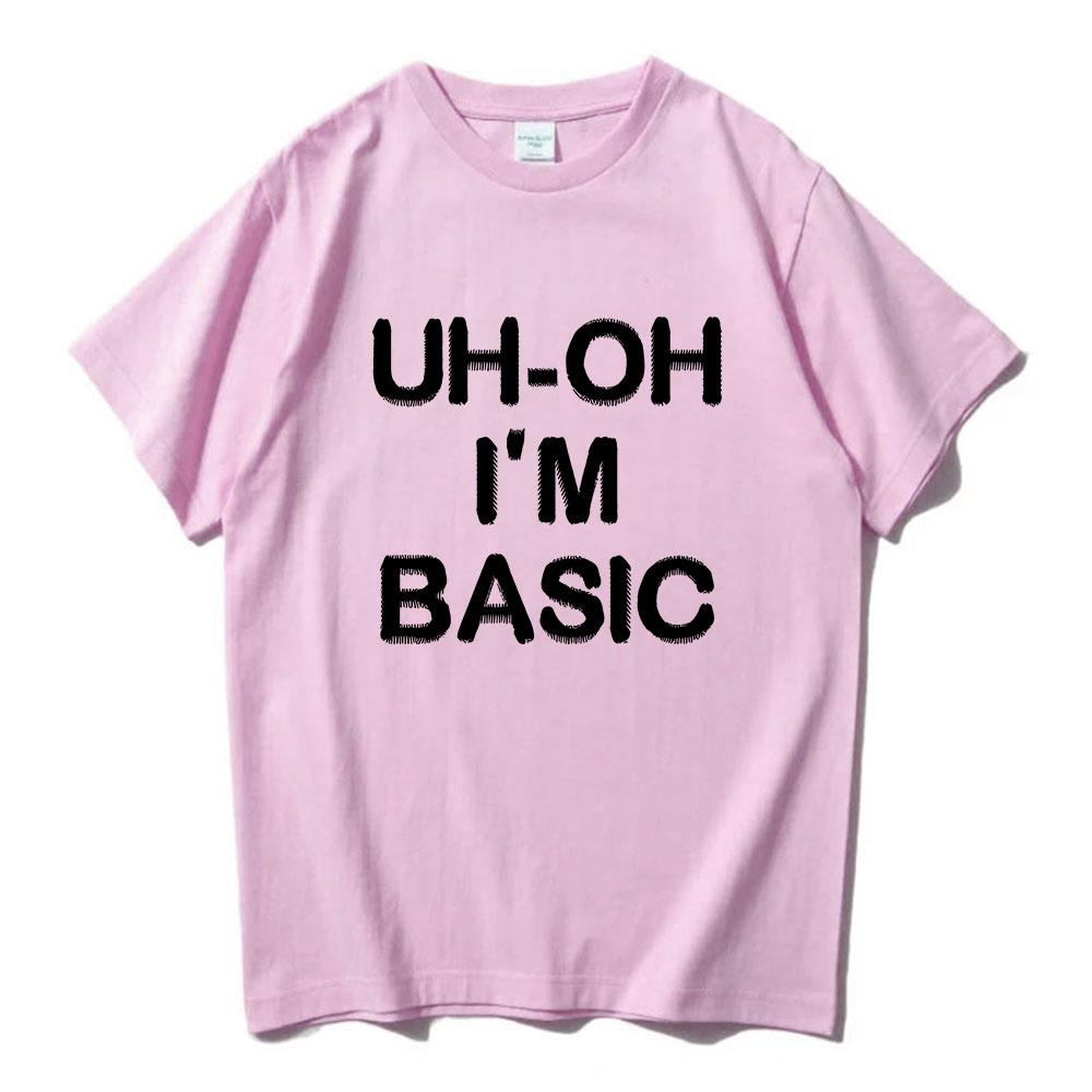 

Футболка Uh-Oh I m Basic с альбомом Djo The Crux 2025 года, новые футболки, графическая одежда, летняя хлопковая футболка с круглым вырезом, мужские футболки, топ S