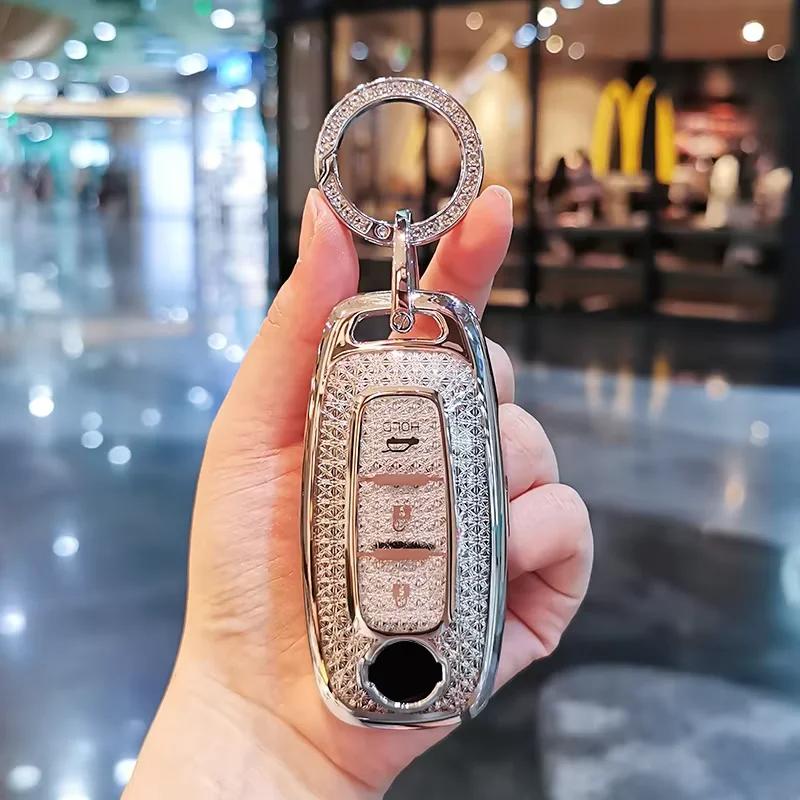 Suitable For Nissan Tea Keycase Sylphy Qashiqai X-Trail Kicks Ariya Pathfinder 22/23 Keycover Key Shell Keychain