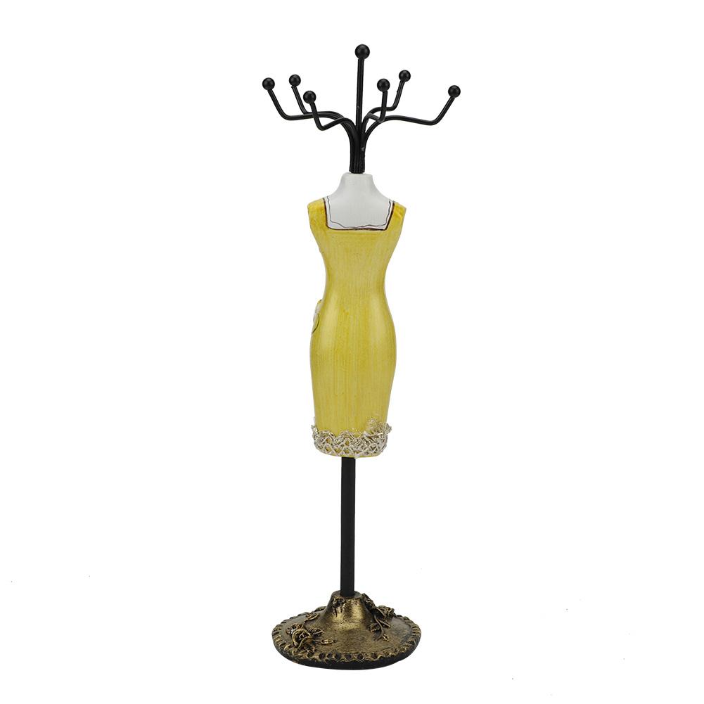 Metal Jewelry Display, Necklace Showing Rack Ear  Hanging Holder Bracelet Shelf;Gold: