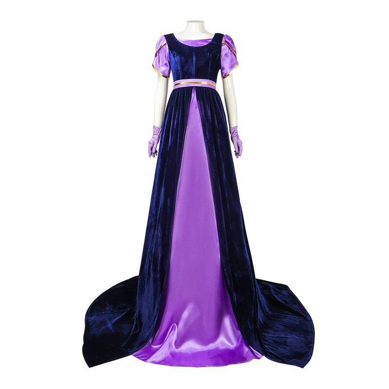 Bridgerton Vestito Set Due Pezzi Abito Medievale Abito Lungo da Donna Allacciatura Abbigliamento Vestito Vintage