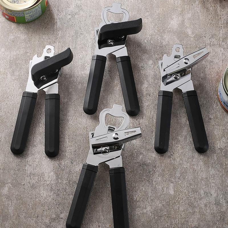 Küchenutensilien Unregelmäßig Tragbar Dosenmesser Dosenöffner aus Edelstahl Multifunktionaler Flaschenöffner Manueller Dosenöffner