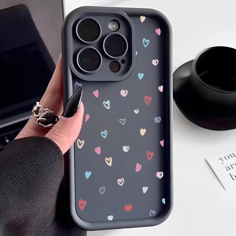 Graffiti Love Heart Case For Xiaomi POCO X7 X6 Pro X5 M7 M6 F5 F7 Mi 15 Ultra 14T Pro 14 13T 12 13 11 Lite 5G NE 12T Silicone