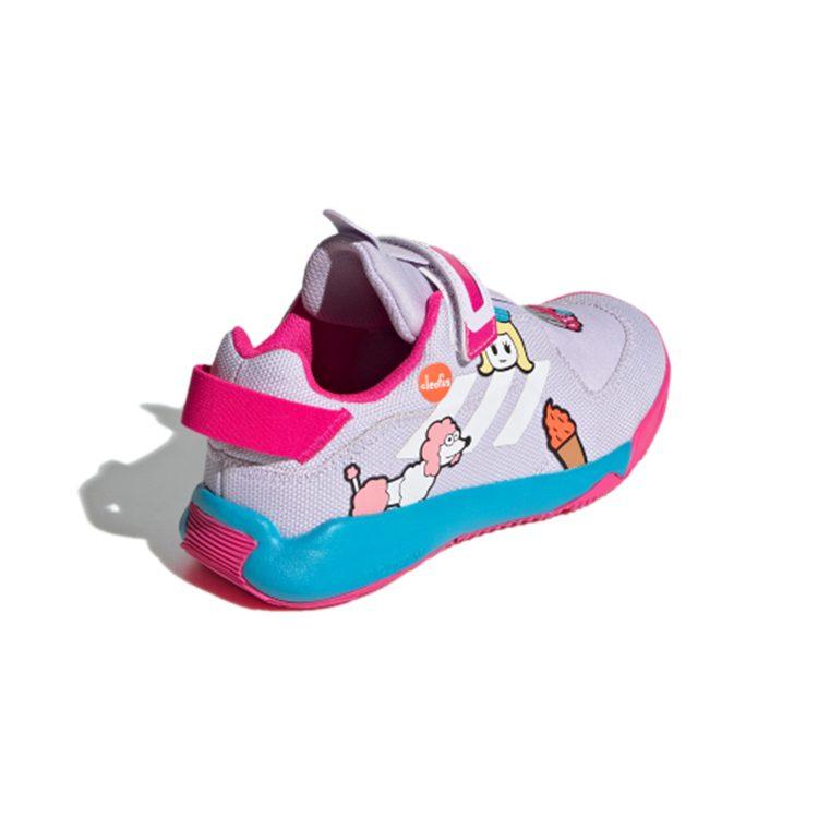 adidas Activeplay Cleofus Atmungsaktive Niedrige Kinder Laufschuhe Lila Pink Kinder im Alter von 3 7 Jahren FX9603