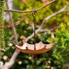 Outdoor Hanging Bird Feeder Tray, Umbrella-Shaped Bird Feeder Tray, Metal Hanging Bird Bath, Hummingbird Feeder, for Garden, Yard, Backyard Decoration
