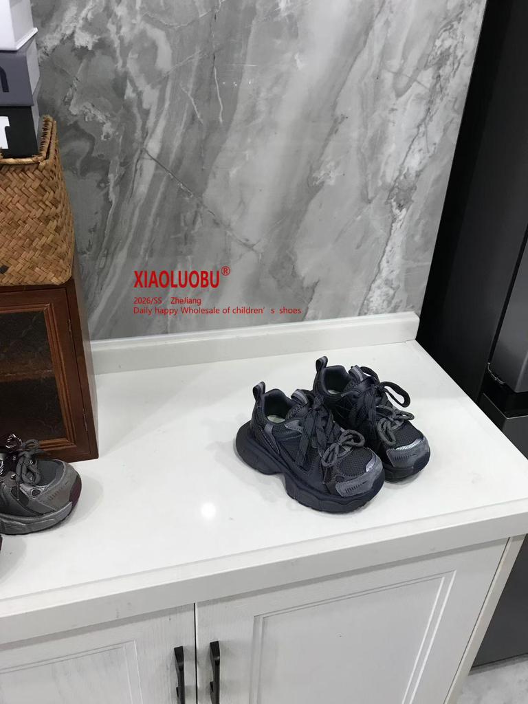 Kids' Cotton-Lined Retro Sneakers - Unisex Winter 2025 Casual Sports Shoes