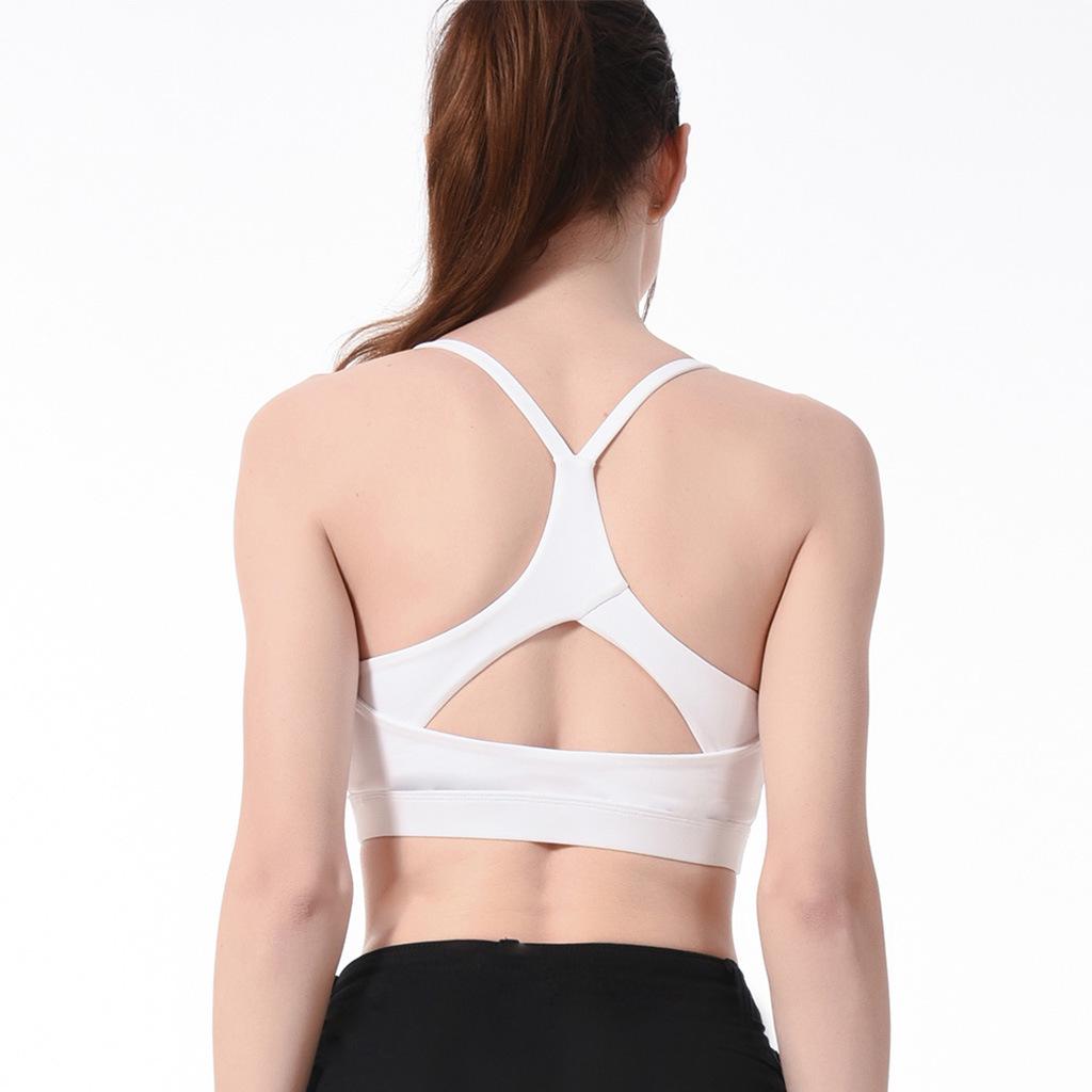Women's Shockproof High-Intensity Yoga Sports Bra with Beautiful Hollowed-Out Back
