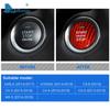 For Mazda Hard Carbon Fiber One Key Start Button Sticker Anti Scratch Ignition Switch Interior Decor Protector Car Accessories