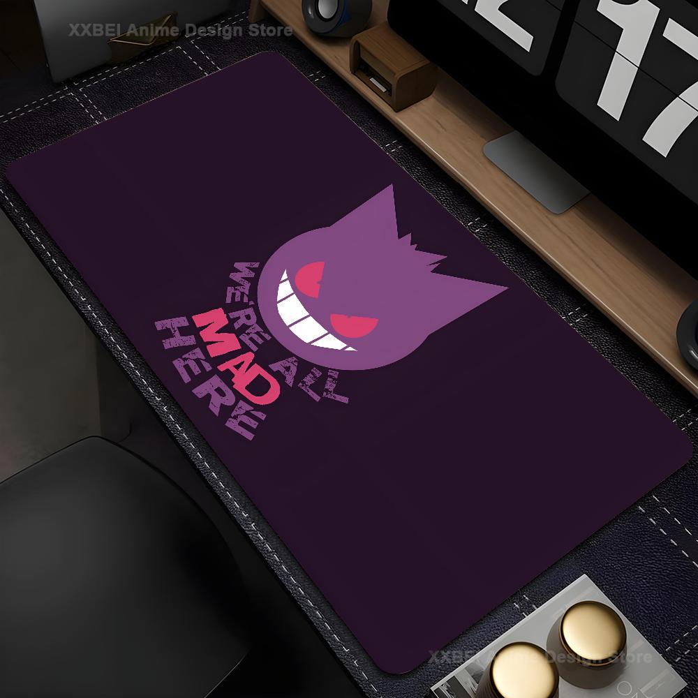 PPokemonGengar Grande Mousepad Mouse Mat Desk Mat With Pad gambling Accessories Prime gambling XXL Keyboard Pad Padding Mat