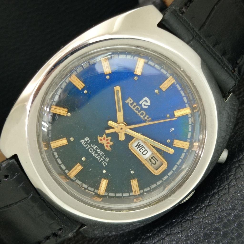 

VINTAGE RICOH R31 AUTOMATIC JAPAN MENS ORIGINAL DIAL WATCH a708019-1