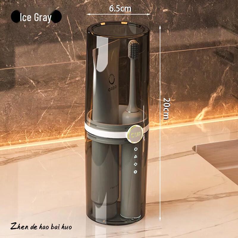 LIEI Portable Travel Wash Cup & Toothbrush Holder