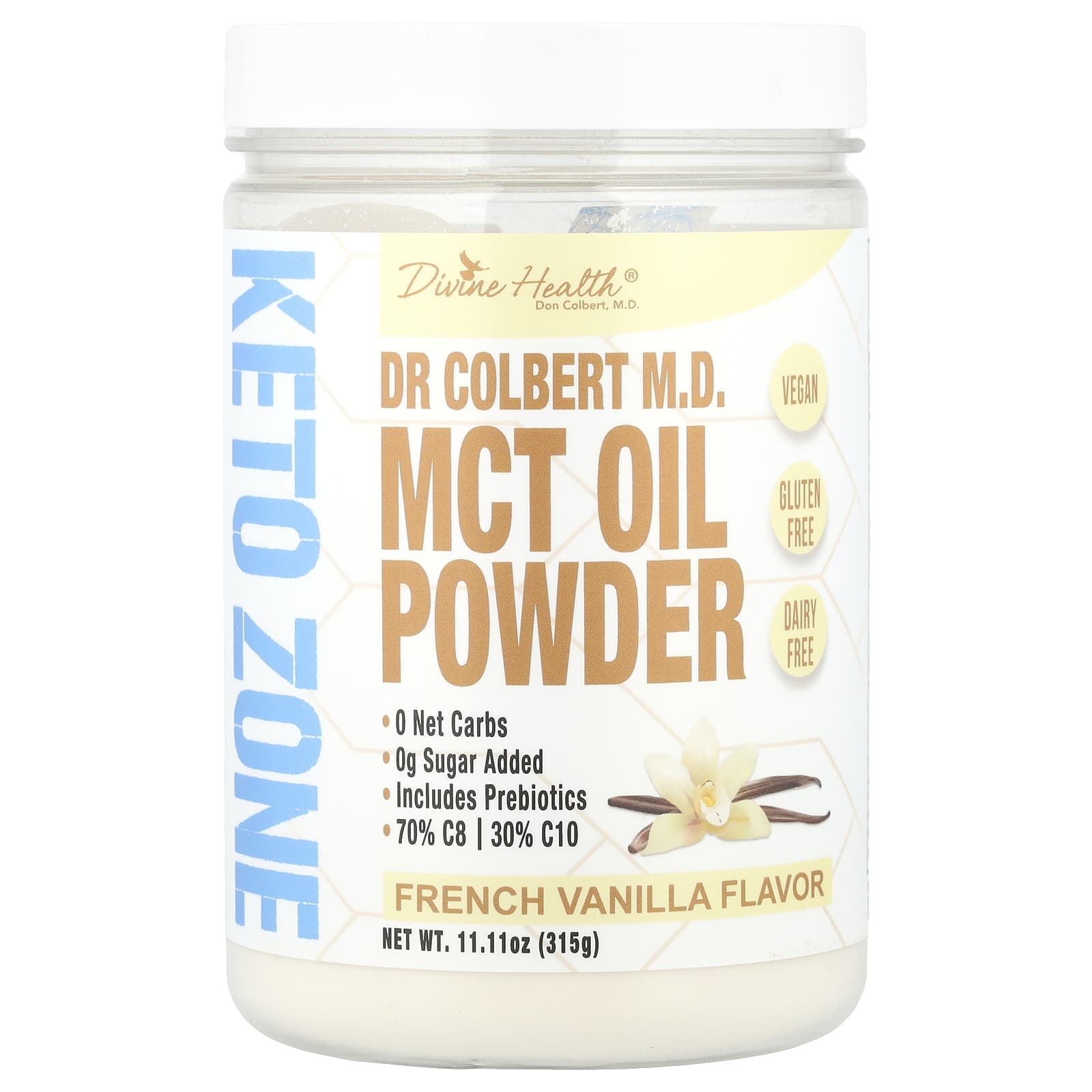 

Dr. Colbert (Dr. Mct Oil Powder, French Vanilla Flavor, 315G(11.11Oz)