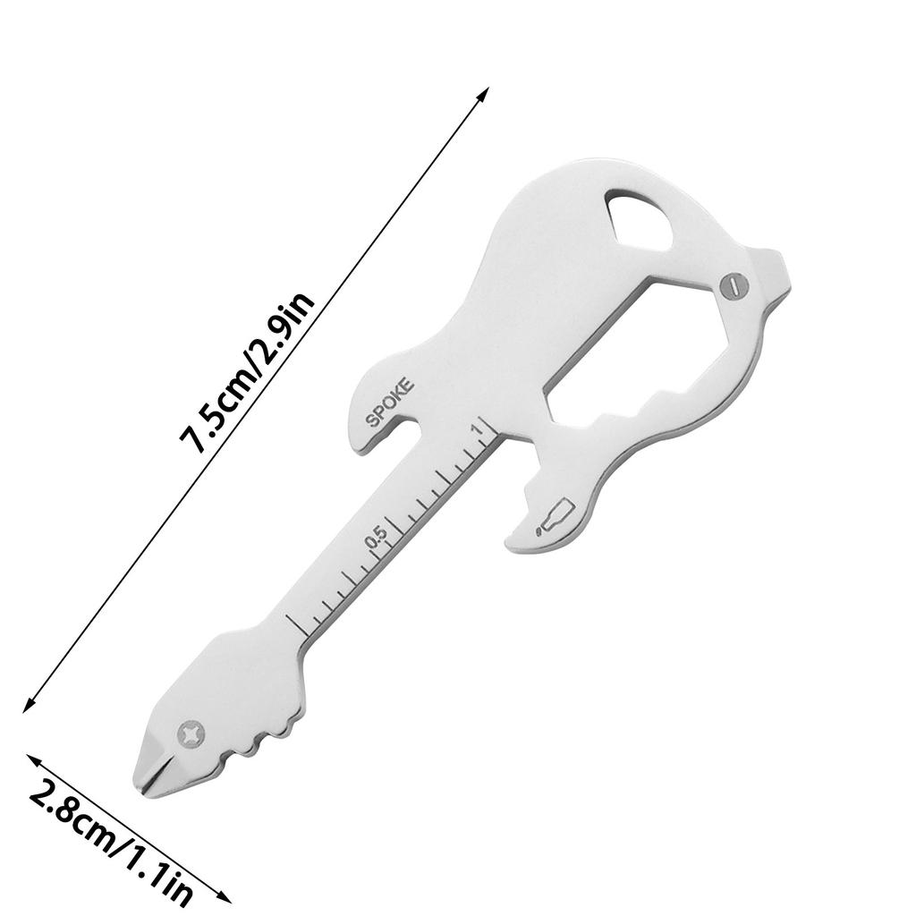 Creative Guitar Shaped Multifunctional Practical Tool Bottle Opening Combination Small Tool Resistant Mini Wrench