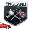 Union Jack Flag Emblem Sticker,England UK Flag Alloy Emblem Badge - Elizabeth II Anniversary