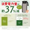 Thermos Stainless Steel Pot 1.5L Matte Black Thermal Pot Tabletop Pot Thermos Structure Heat/Cold TTB-1501 MTBK