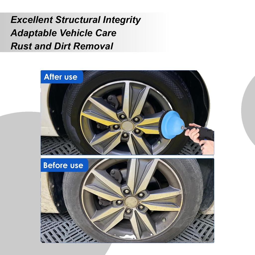 Hub Cleaner Wheel Hub Grinder With 1/2 Driver Rust Remover For Replacement Vehicle Tractor RV Truck Trailer